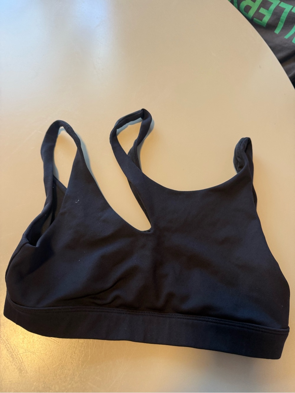 ALO Yoga Black Strappy Sports Bra - Picture 2 of 2